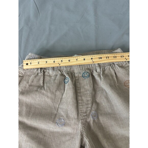 Urban Outfitters Corduroy Smiley Face Baggy Pull on Pants Unisex Small Beige - Picture 4 of 10